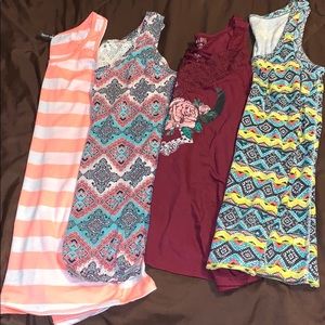 4 tank tops